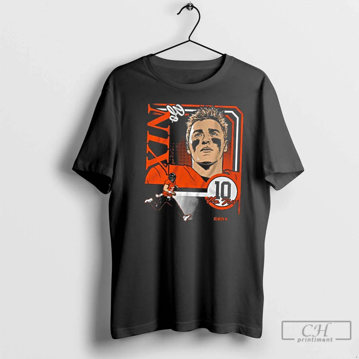 Classic Bo Nix Collage Frame T Shirts