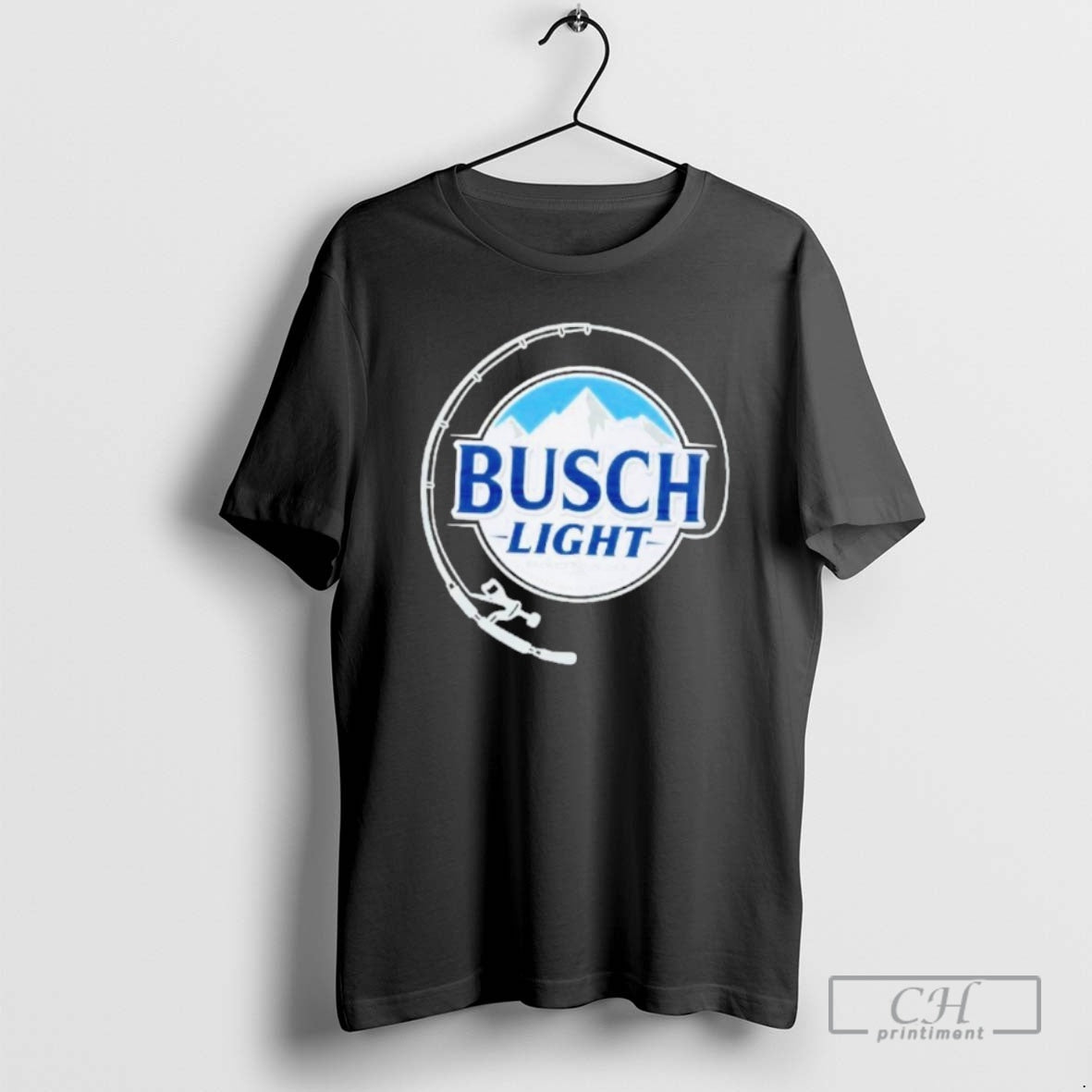 Classic Busch Light Fishing Pole Shirt Sweater