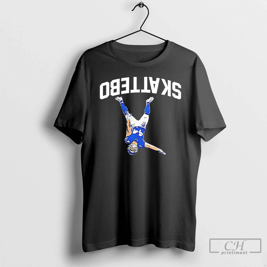 Classic Cam Skattebo New York Giants Td Flip T Shirts