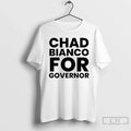 Classic Chad Bianco For Governor Mens White Tee T Shirts