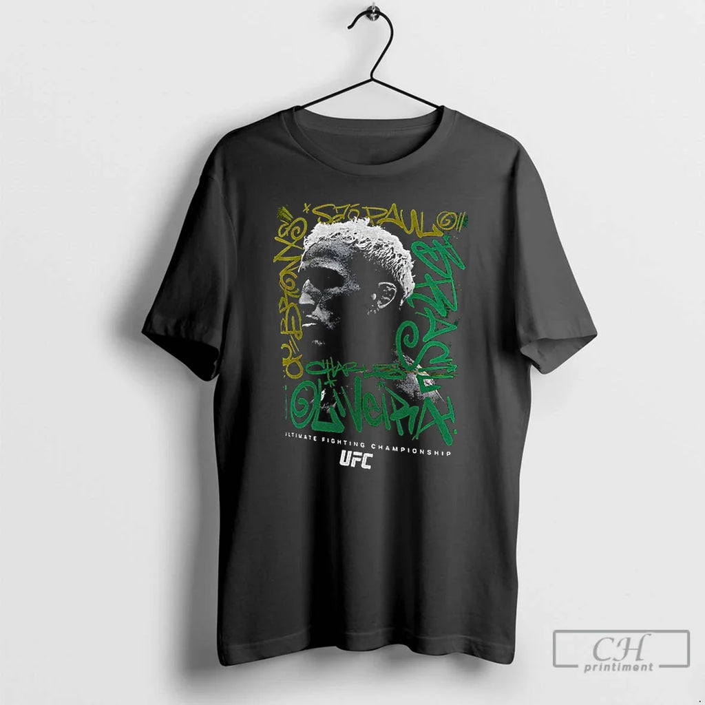 Classic Charles Oliveira Ufc Headspace Champions Vintage T Shirts