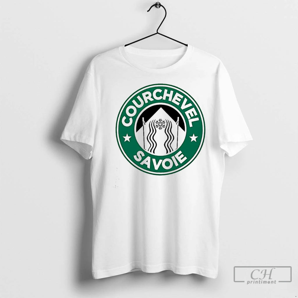 Classic Courchevel Savoie X Starbucks Logo Parody
