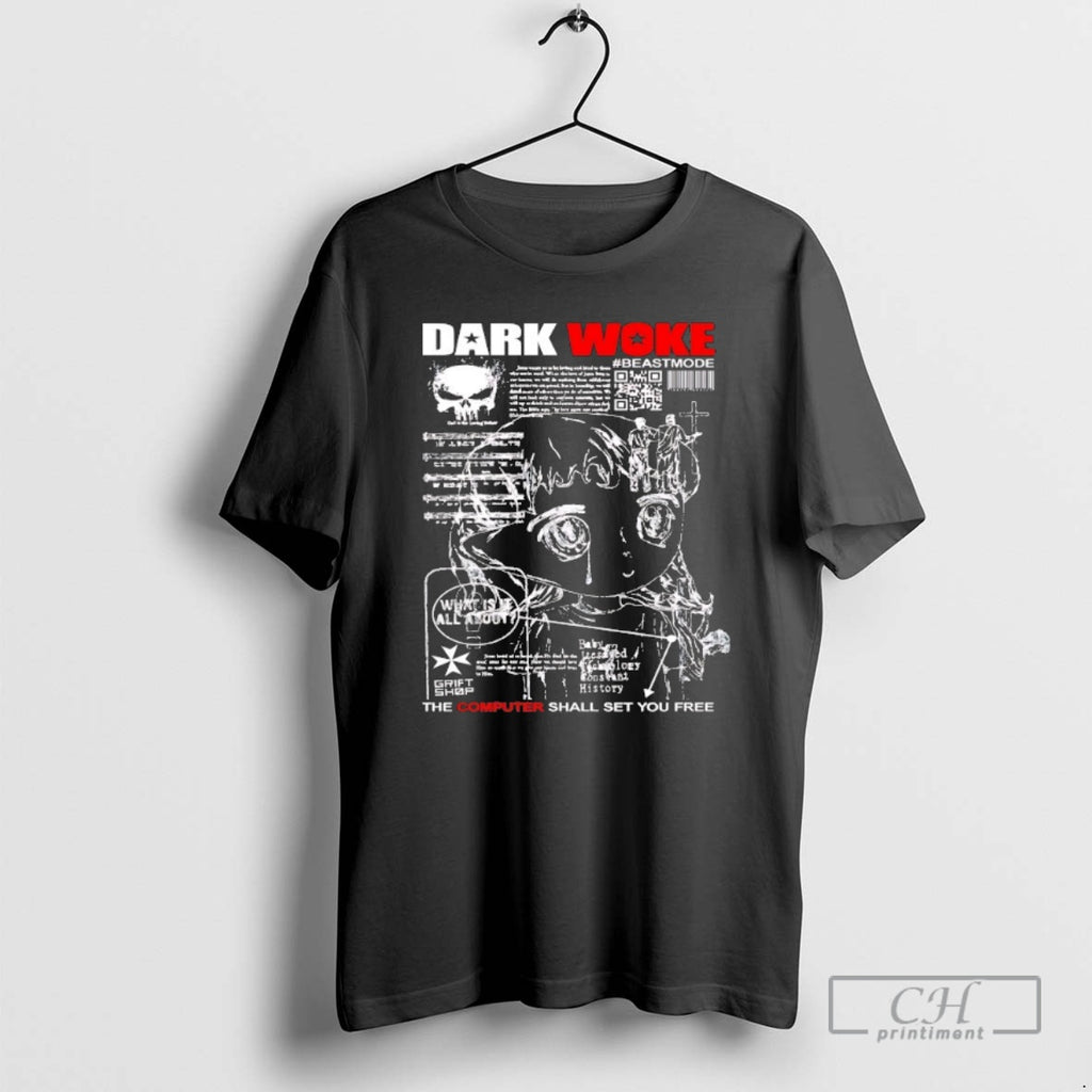 Classic Dark Woke The Computer Shall Set You Free Shirt Sweater