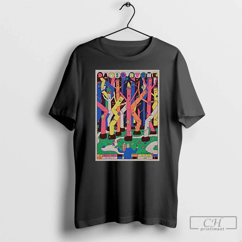 Classic David Byrne New York Ny October 10 11 2025 Concert Long Sleve T Shirts