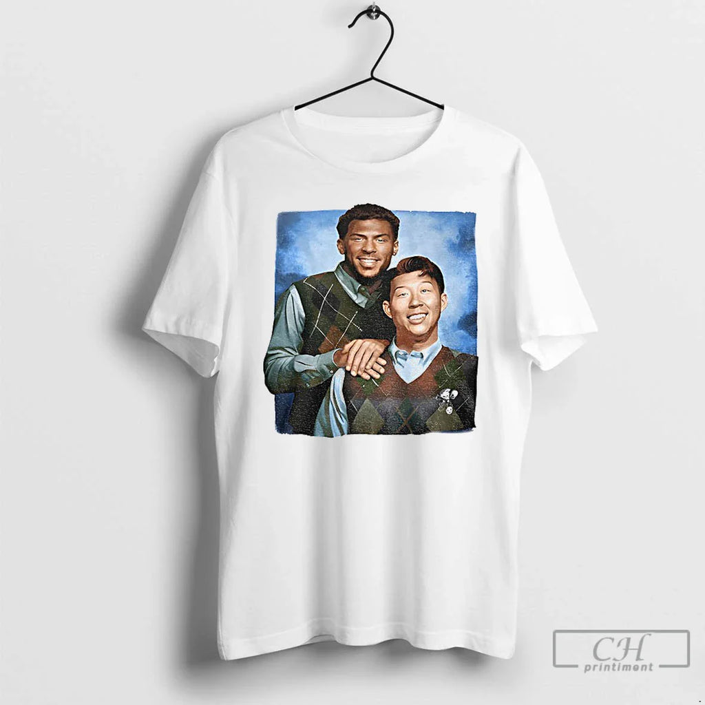 Classic Denis Bouanga And Son Heung Min Los Angeles Fc Football Step Brothers T Shirts