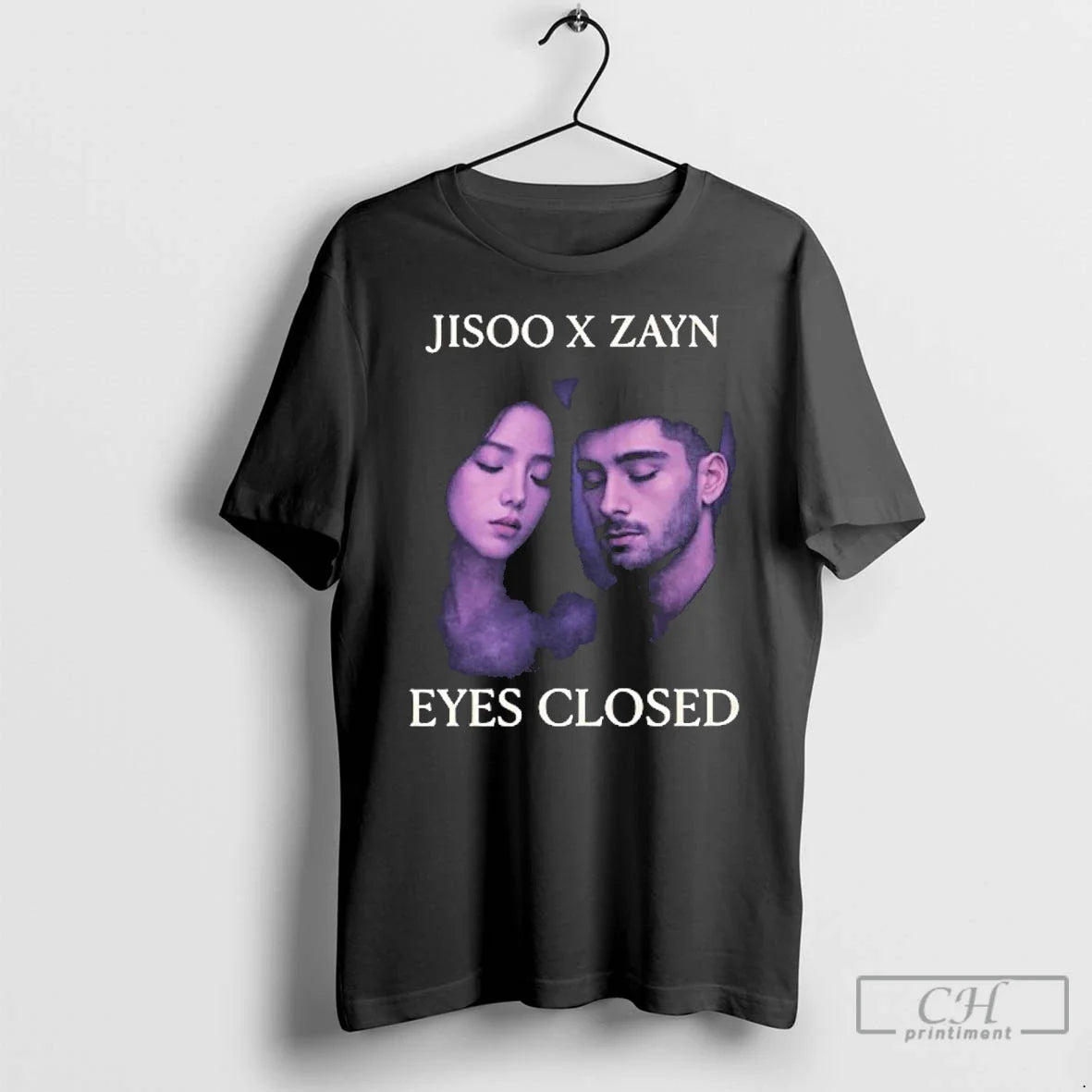 Classic Design Isoo X Zayn Eyes Cloed Music T Shirts