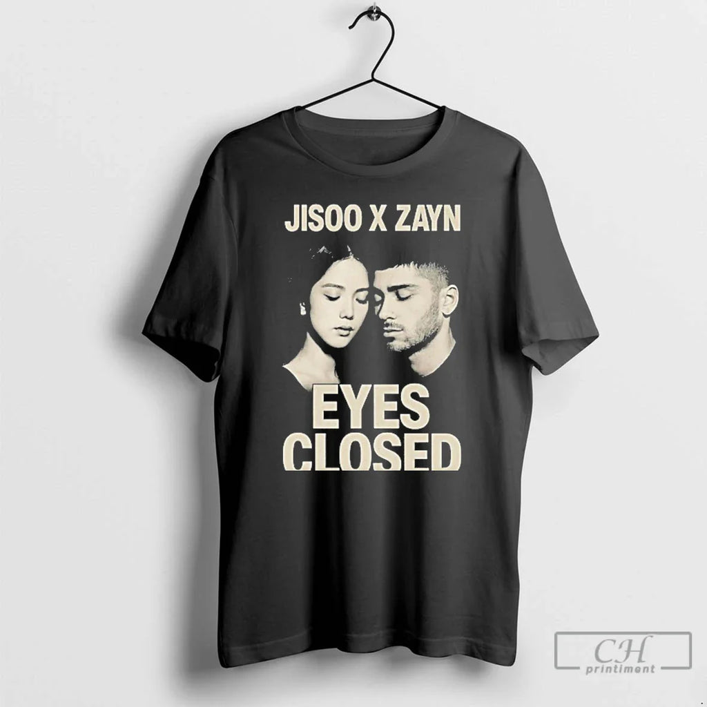 Classic Design Isoo X Zayn Eyes Cloed T Shirts