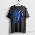 Classic East Coast Rams Fear None Logo T Shirs Sweater