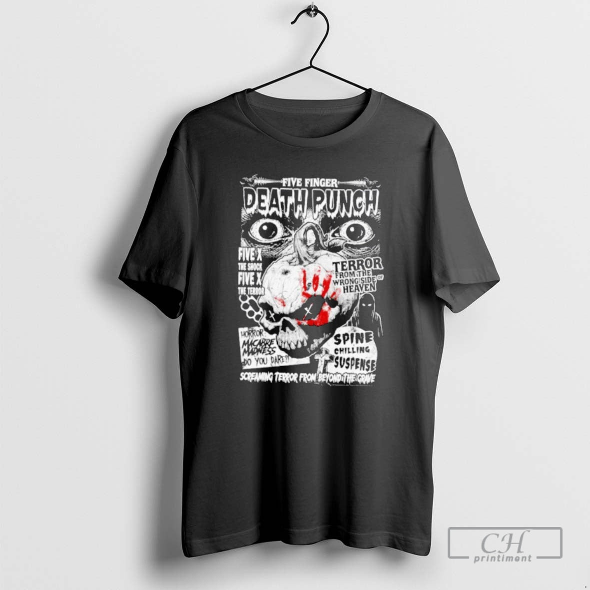 Classic Five Finger Death Punch Screaming Terror From Beyond The Grave Shirt Sweater