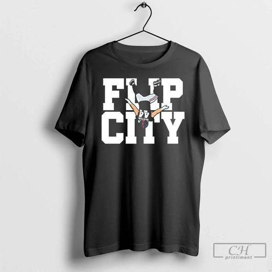 Classic Flip City Cam Skattebo New York Giants T Shirts