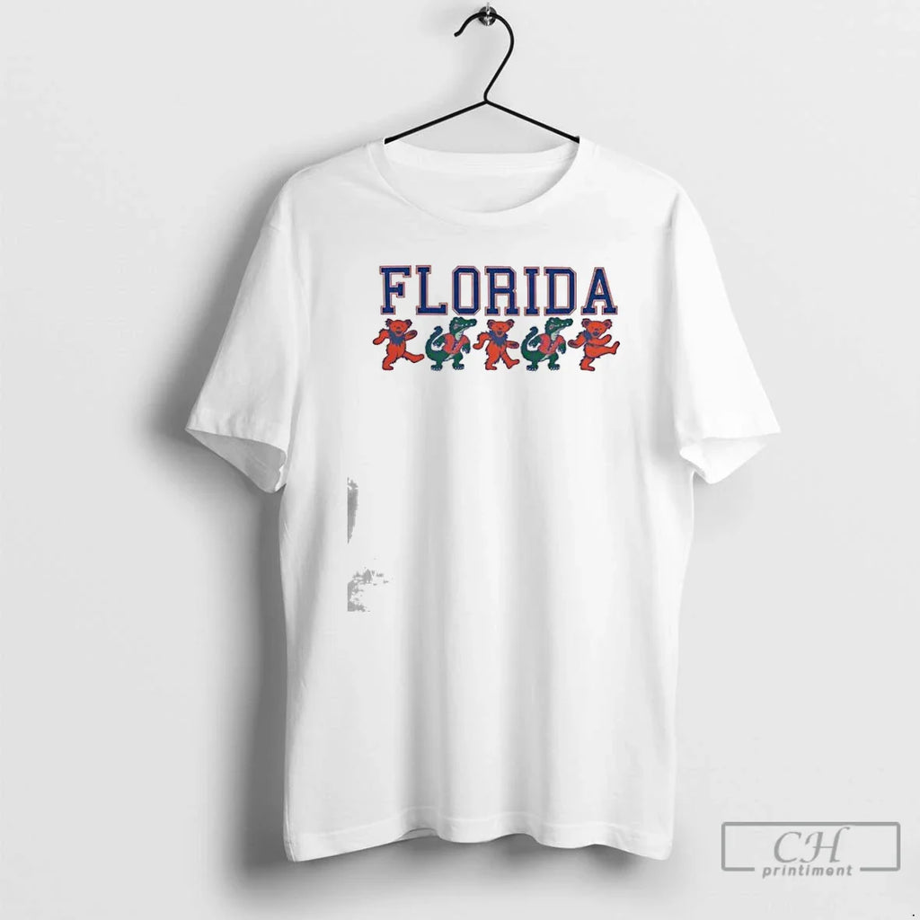 Classic Florida Gator X Grateful Dead Mascot Bears 2025 T Shirts