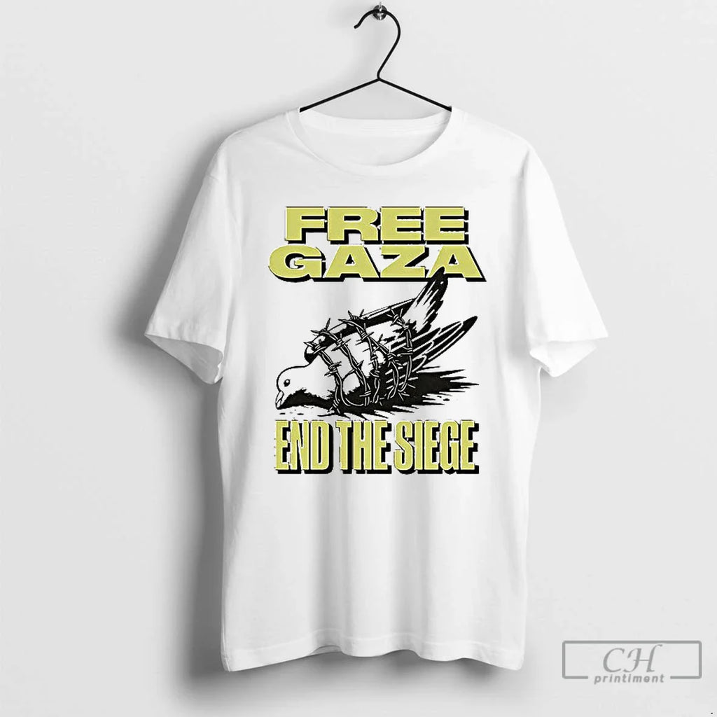 Classic Free Gaza End The Siege T Shirs Sweater