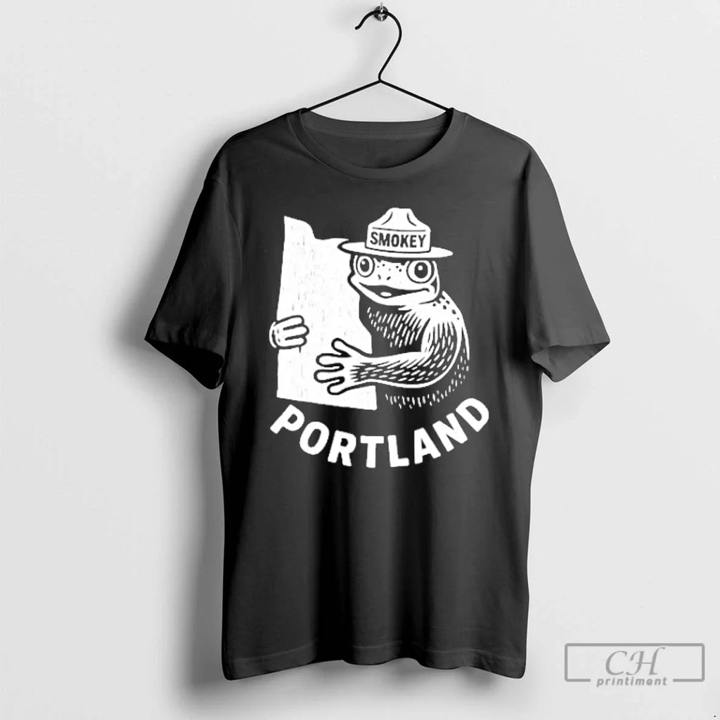 Classic Free Portland Frog Subtle Anti Ice T Shirts