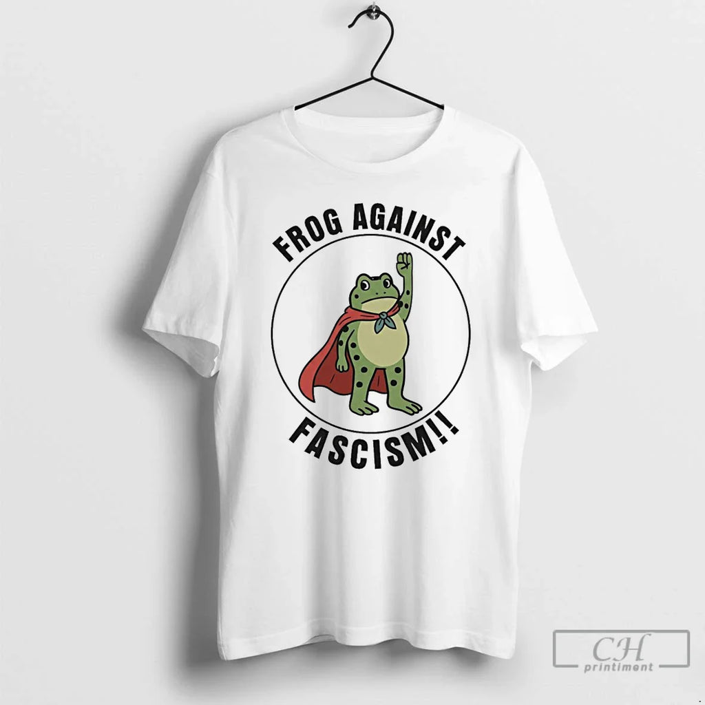 Classic Frog Against Fascism T Shirts