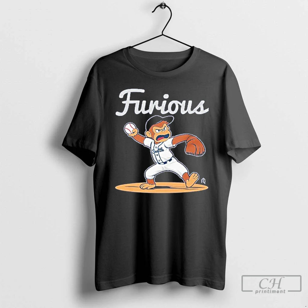 Classic Furious Seattle Mariners Alcs T Shirts