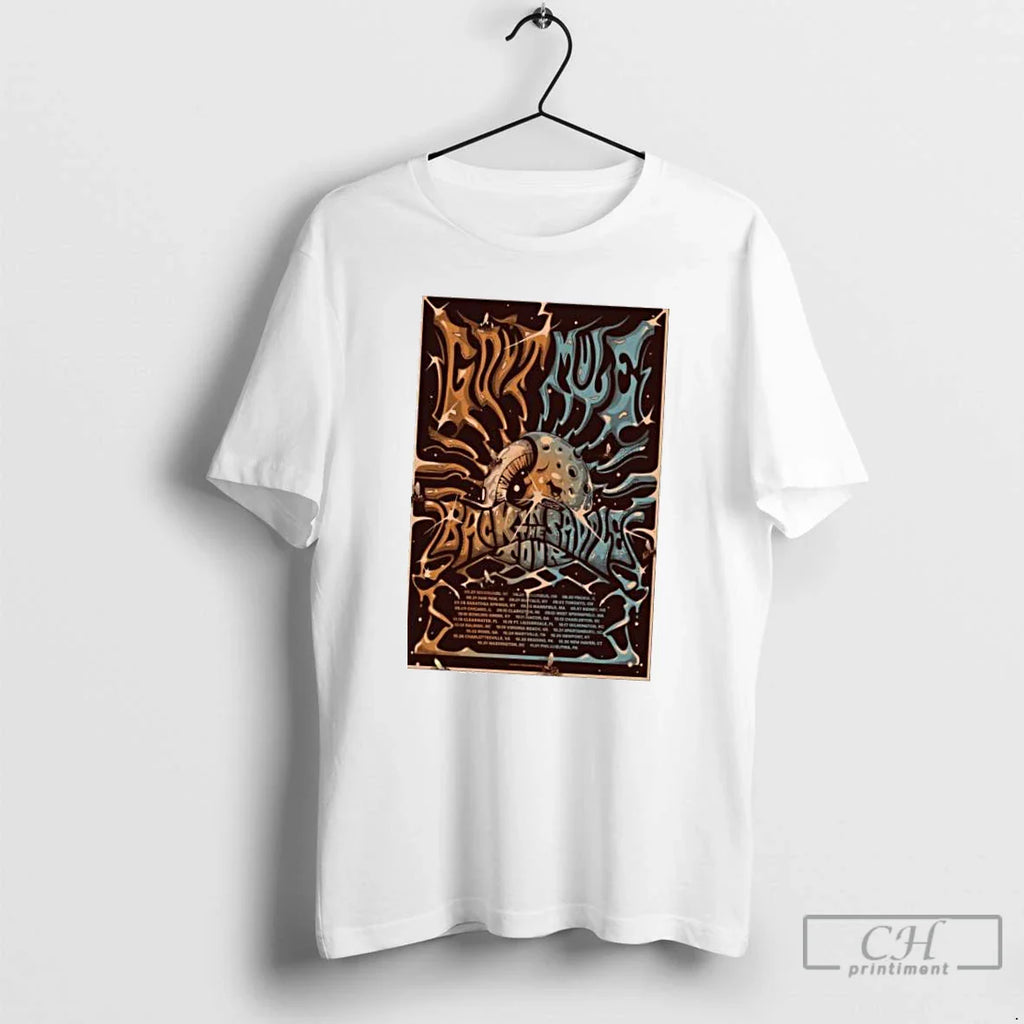 Classic Govt Mule Back In The Saddle Tour 2025 T Shirts