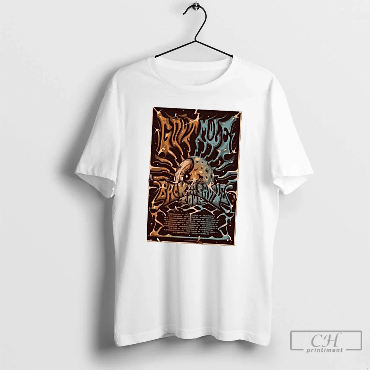 Classic Govt Mule Back In The Saddle Tour 2025 T Shirts
