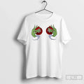 Classic Grinch Boob Christmas White T Shirts