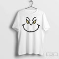 Classic Grinch Grin Christmas Vintage White T Shirts