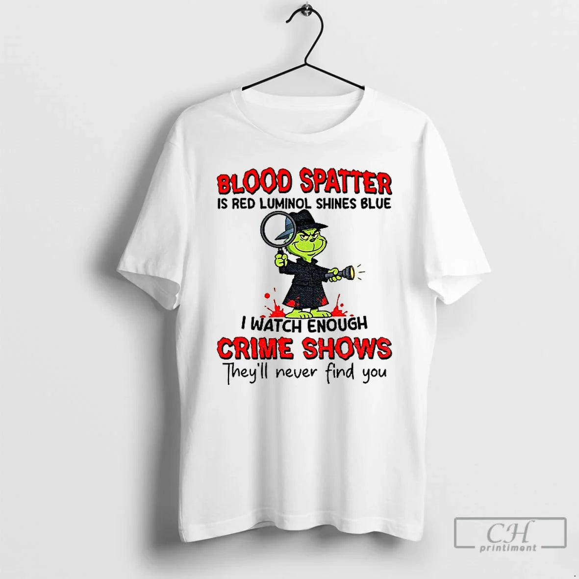 Classic Grinch Blood Spatter Is Red Luminol Shines Blue I Watch Enough Crime Shows Theyll