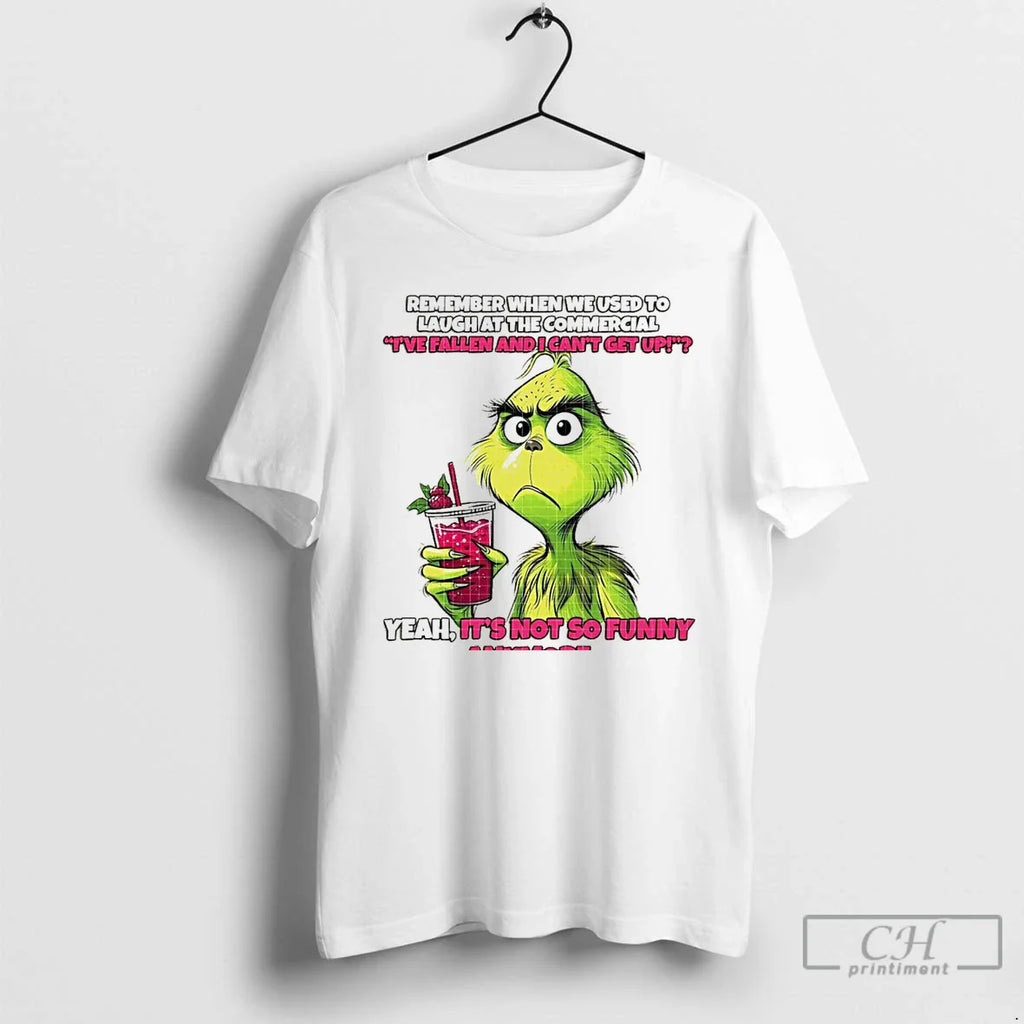 Classic Grinch Yeah Its Not So Funny Anymore White T Shirts