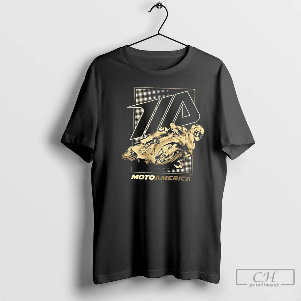 Classic Halftone Motoamerica T Shirts