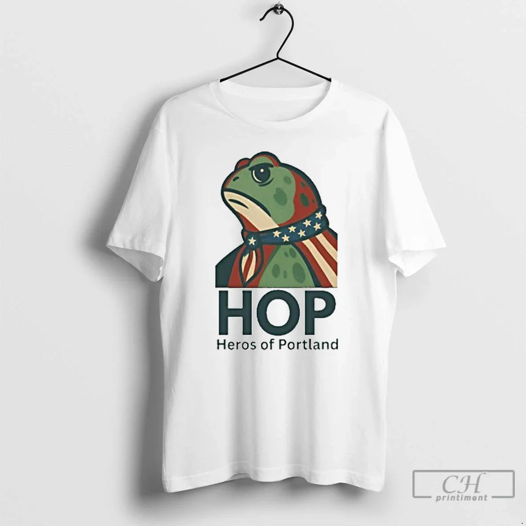 Classic Hop Heros Of Portland Frog T Shirts