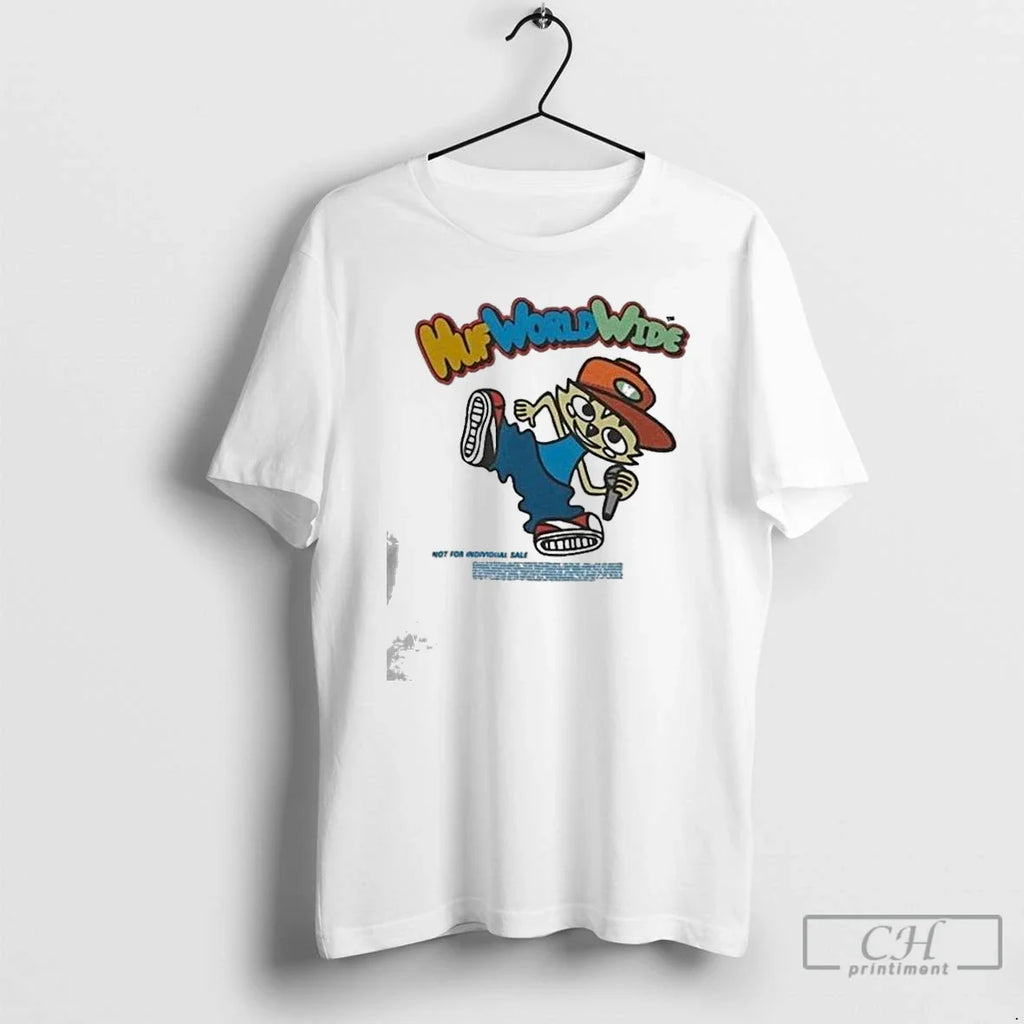 Classic Huf Worldwide Chop Kick Block T Shirts