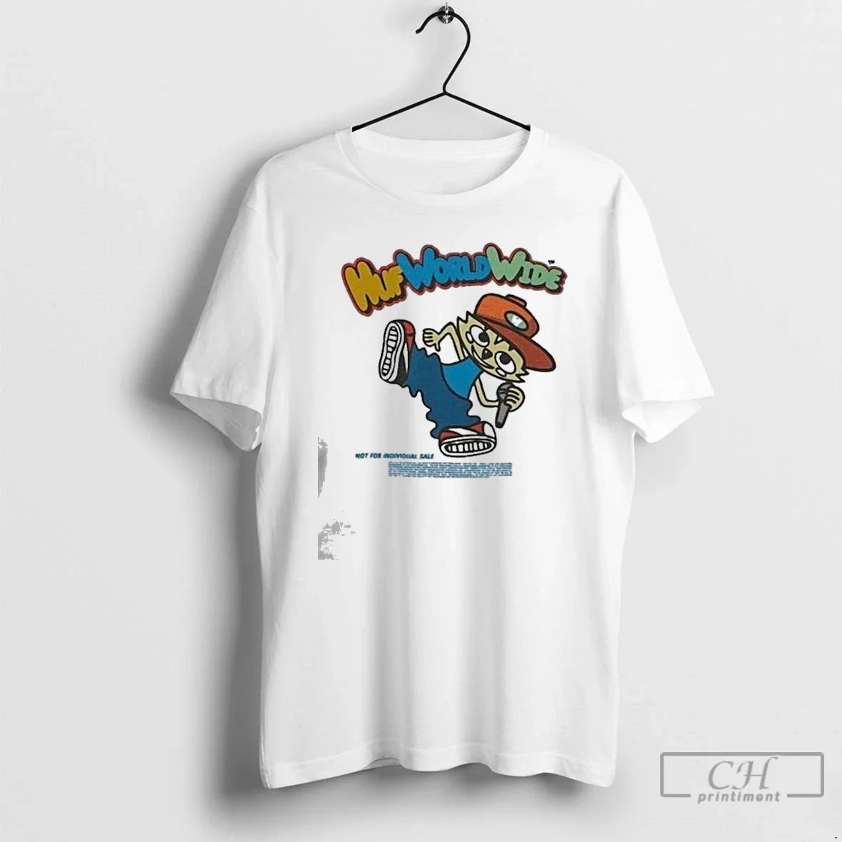 Classic Huf Worldwide Chop Kick Block T Shirts