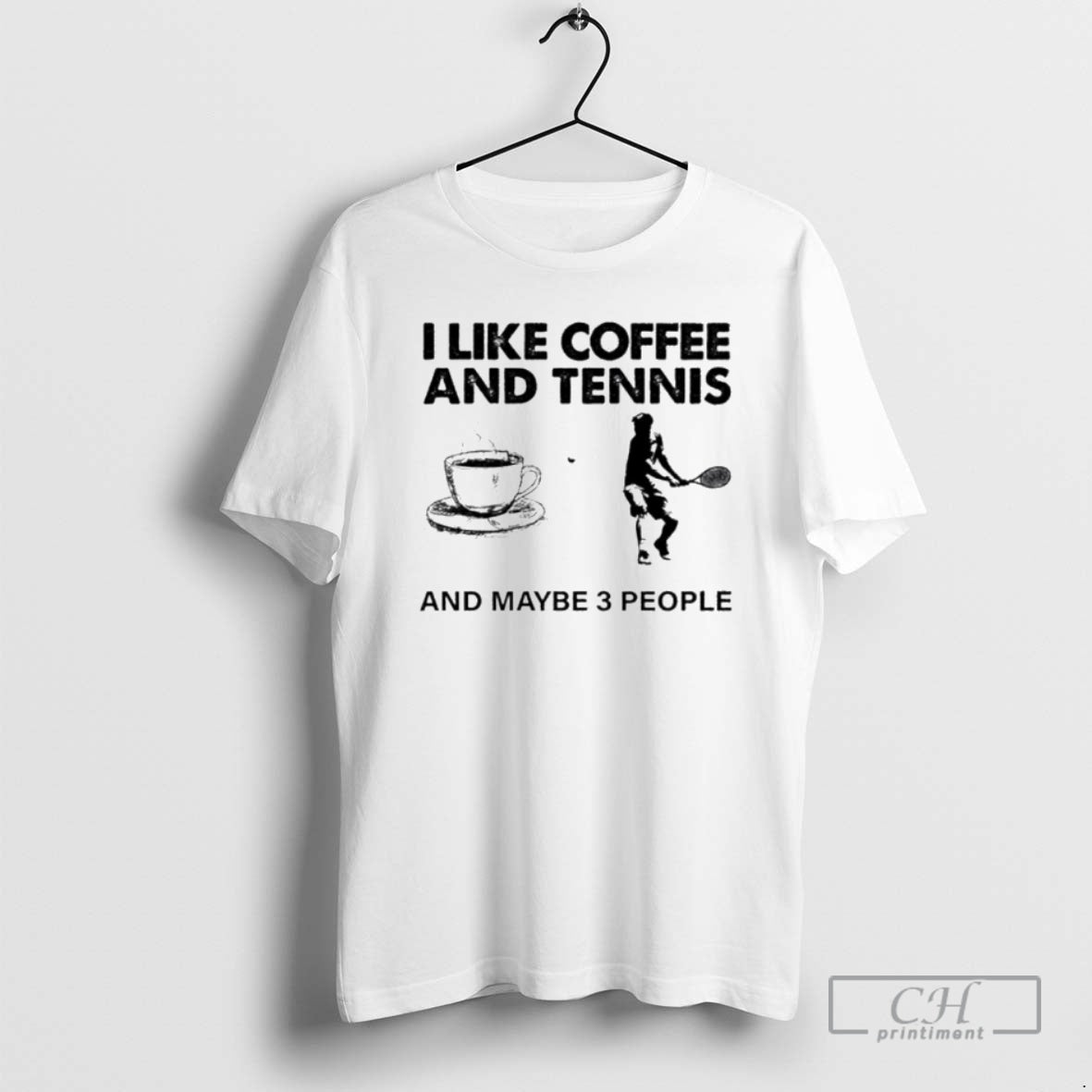 Classic I Like Coffee And Tennis And Maybe 3 People Shirt Sweater
