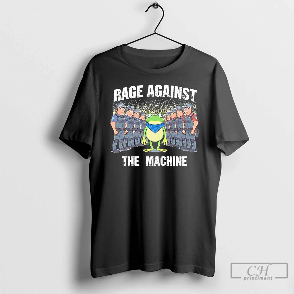 Classic I Stand With Frog Anti Ice Anti Fascism T Shirts