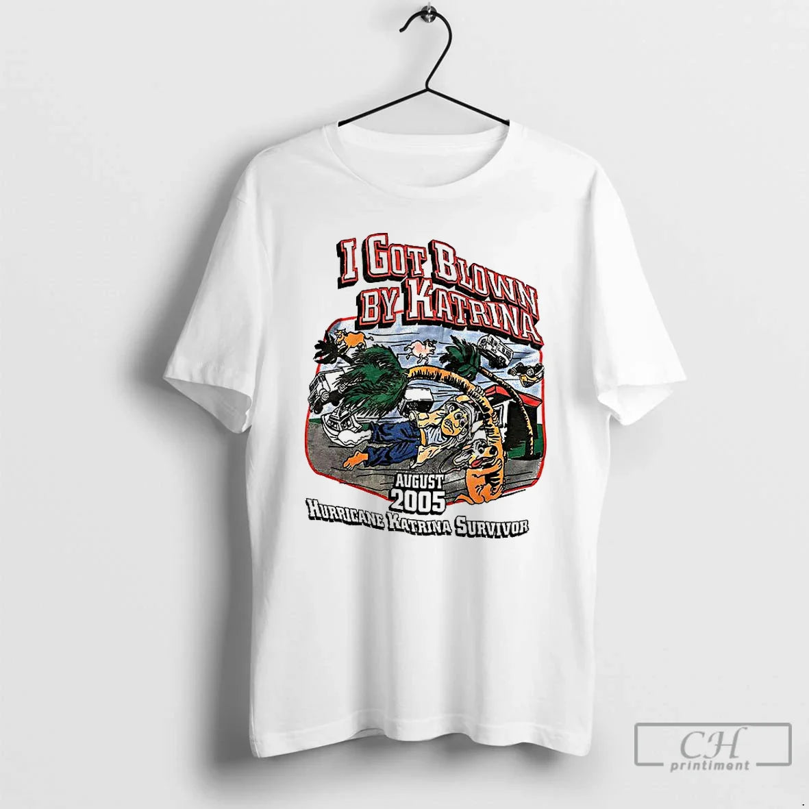 Classic I Got Blown By Katrina 2005 Hurricane Katrina Survivor T Shirts