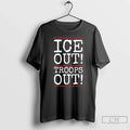 Classic Ice Out Troops Out Portland Frog Anti Ice T Shirts