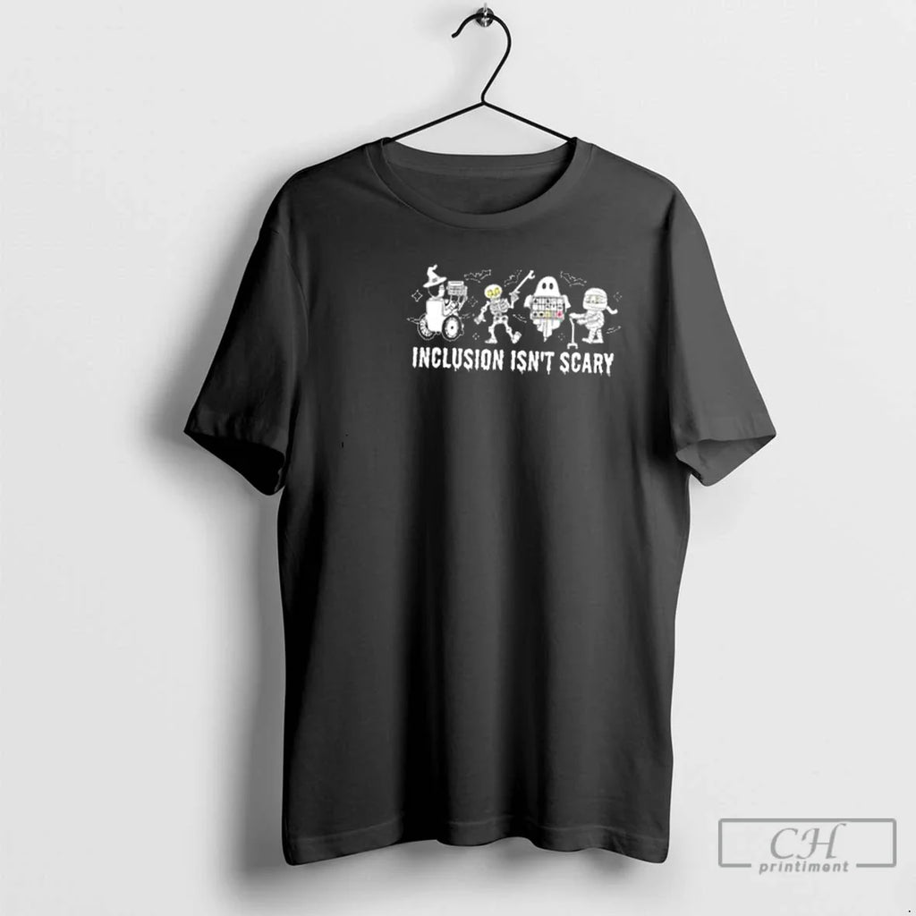 Classic Inclusion Isnt Scary Halloween T Shirts