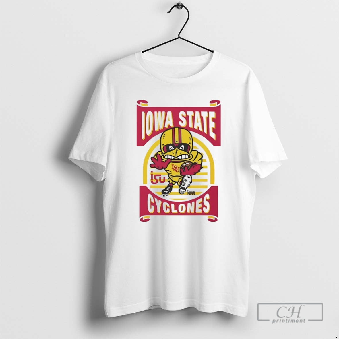 Classic Iowa State Cyclones Football Cy Playing Shirt Sweater