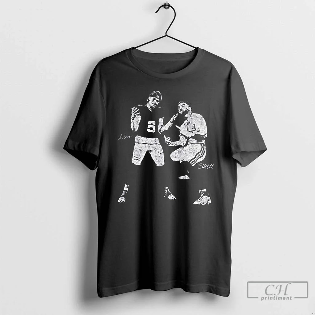Classic Jaxson Dart Cam Skattebo Football New York Football Signature Retro T Shirts