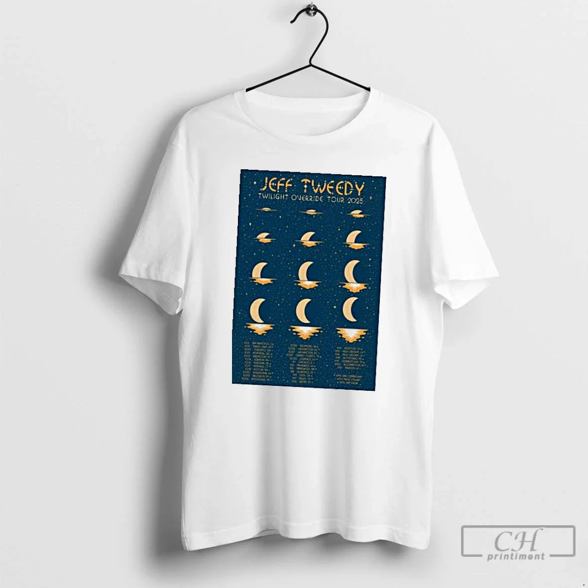 Classic Jeff Tweedy Twilight Override Tour 2025 T Shirts