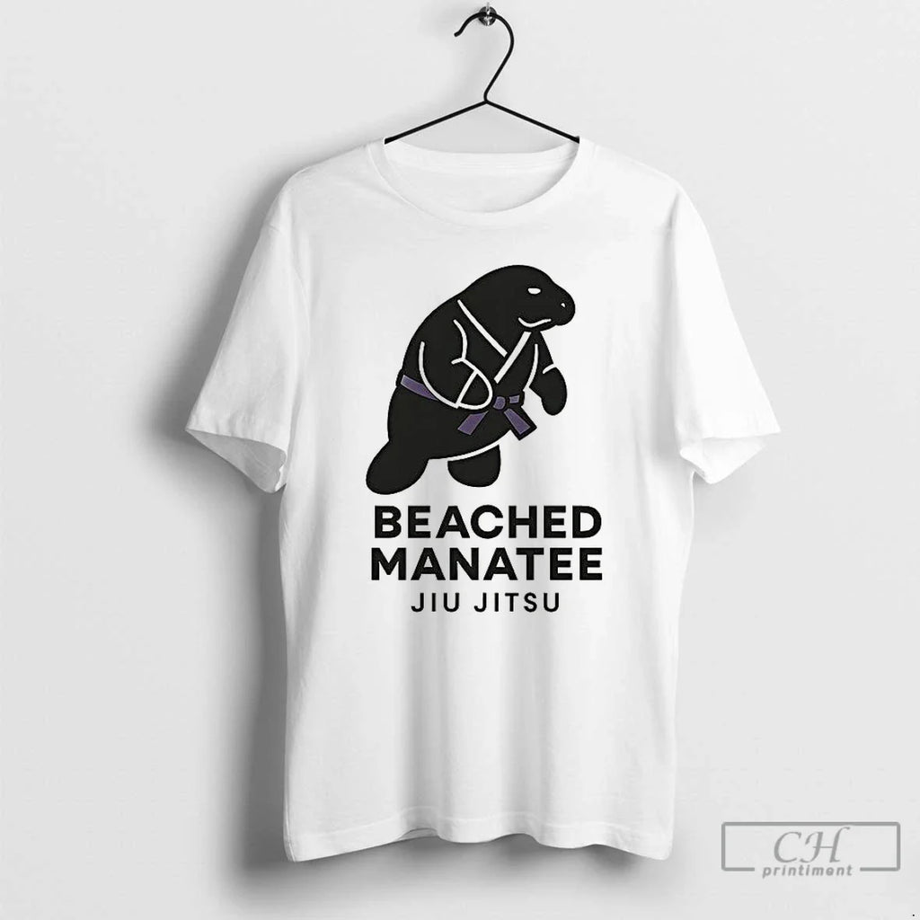 Classic Jiu Jitsu Beached Manatee T Shirts