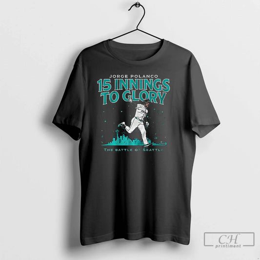Classic Jorge Polanco 15 Innings To Glory Seattle Mariners T Shirts