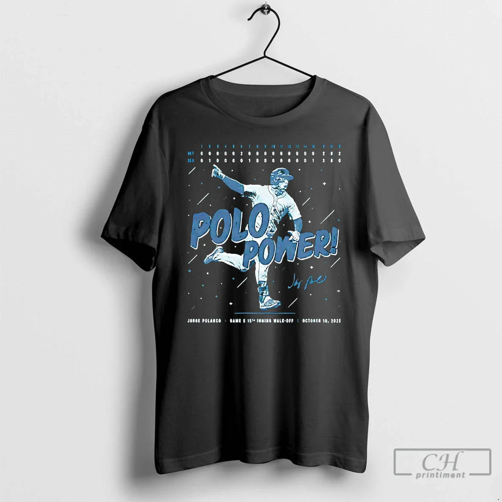 Classic Jorge Polanco Polo Power 15th Inning T Shirts