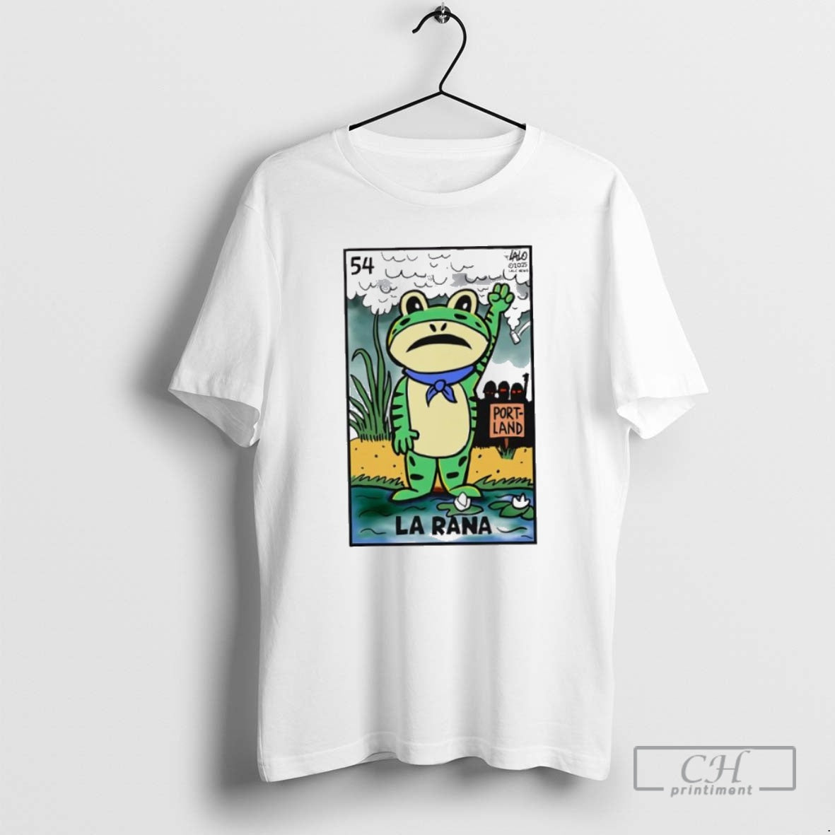 Classic La Rana De Portland Voteria Frog Shirt Sweater