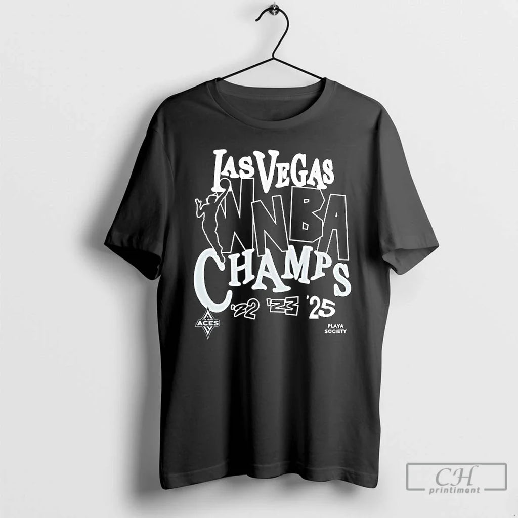 Classic Las Vegas Aces 2025 Wnba 3x Champs Ornaments T Shirts