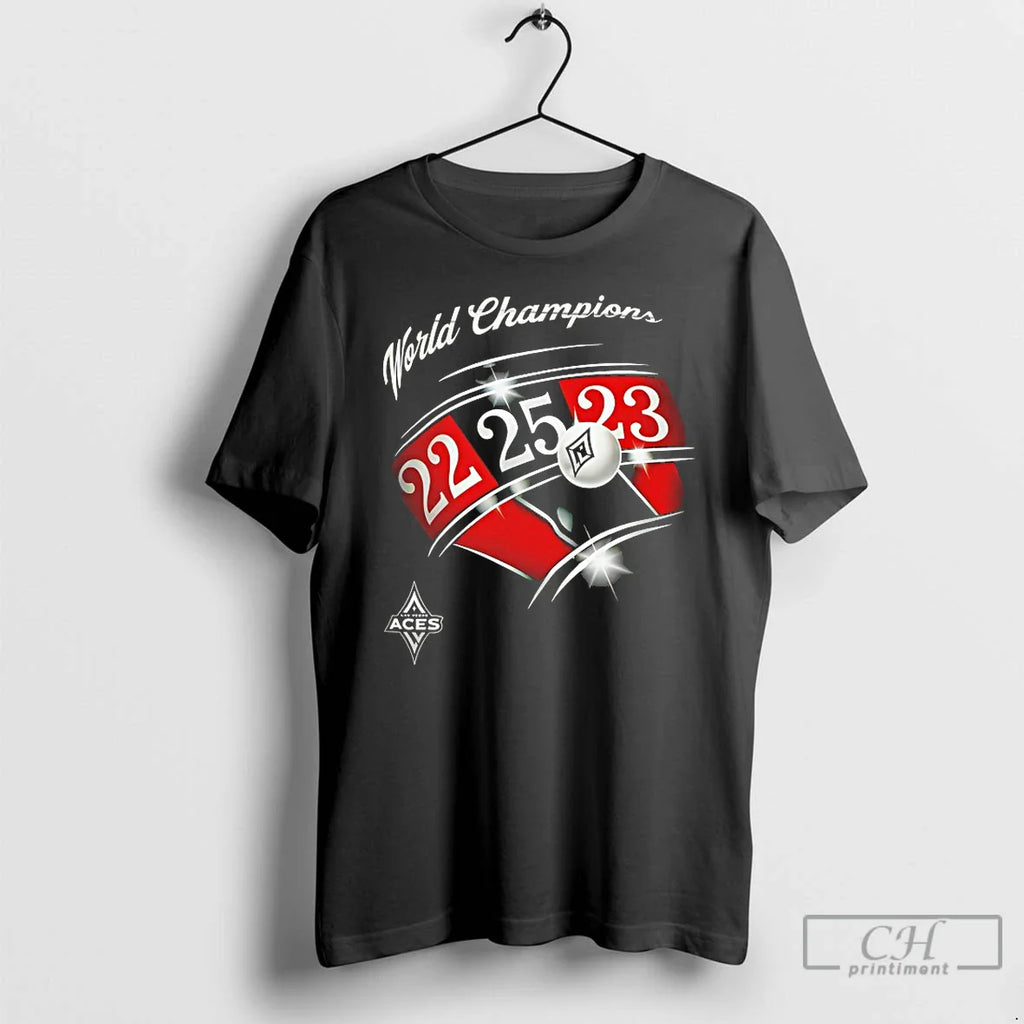 Classic Las Vegas Aces 2025 Wnba Finals Champions Celebration Elevated T Shirts