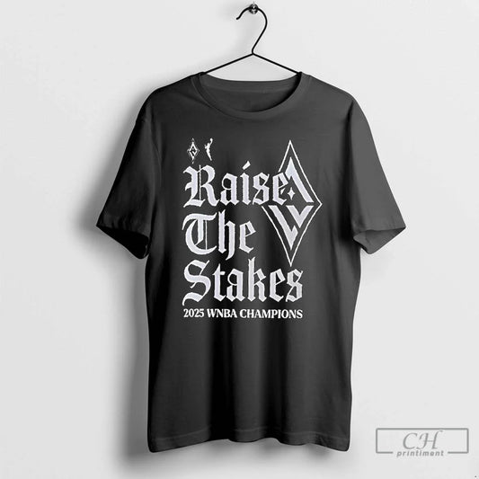 Classic Las Vegas Aces 2025 Wnba Finals Champions Raise The Stakes Ornaments T Shirts