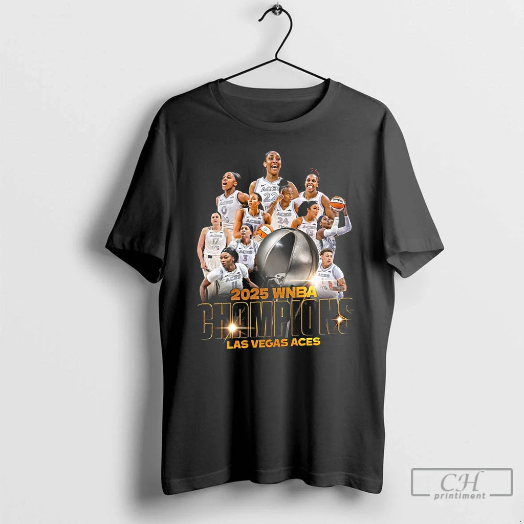 Classic Las Vegas Aces Are You 2025 Qnba Champions T Shirts