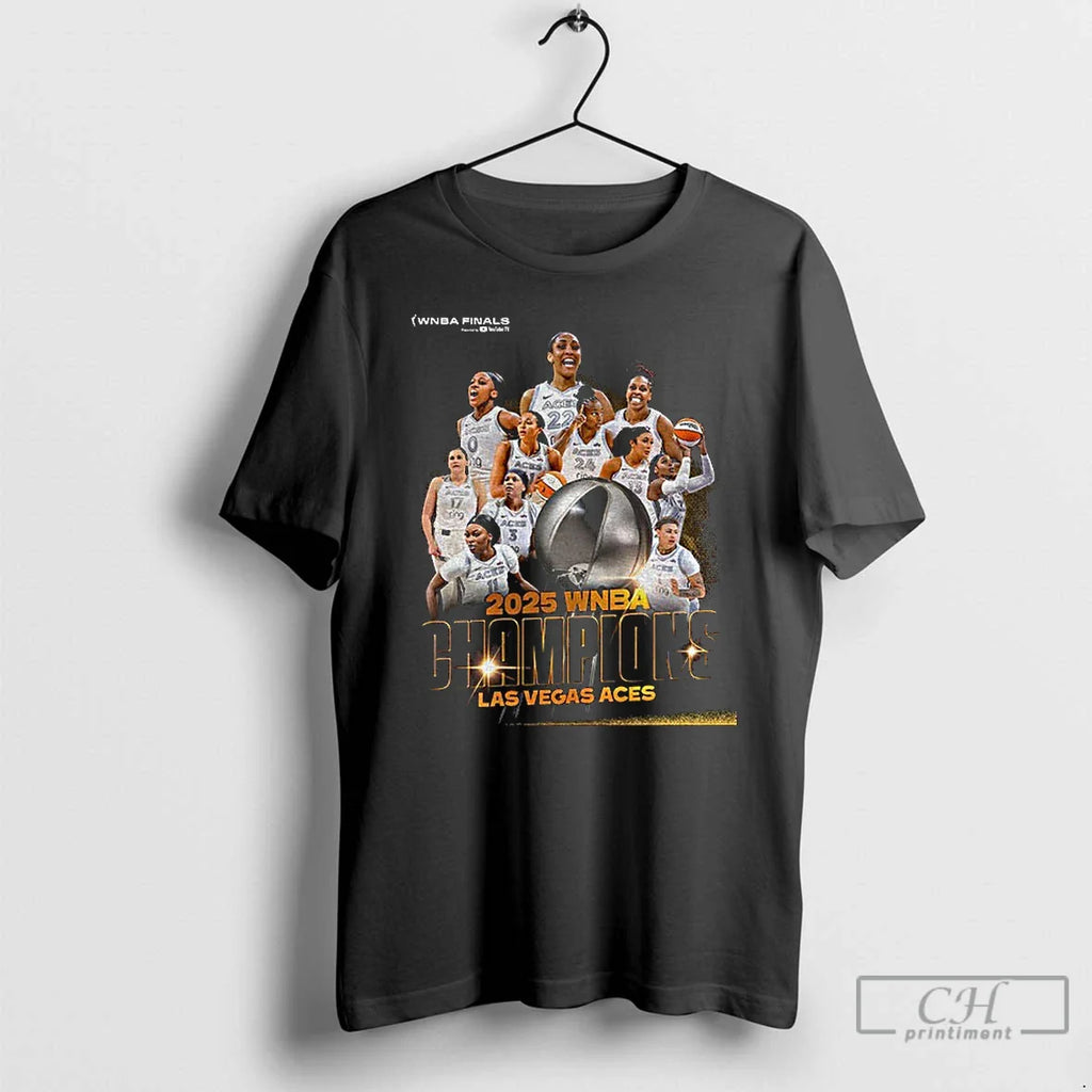 Classic Las Vegas Aces Basketball Legend Wnba Finals Champions 2025 T Shirts