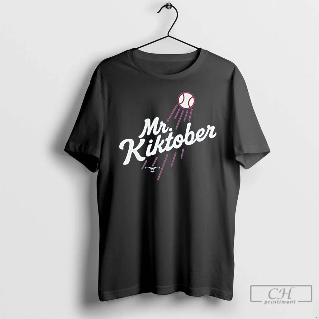 Classic Los Angeles Dodgers Mr Kiktober T Shirts
