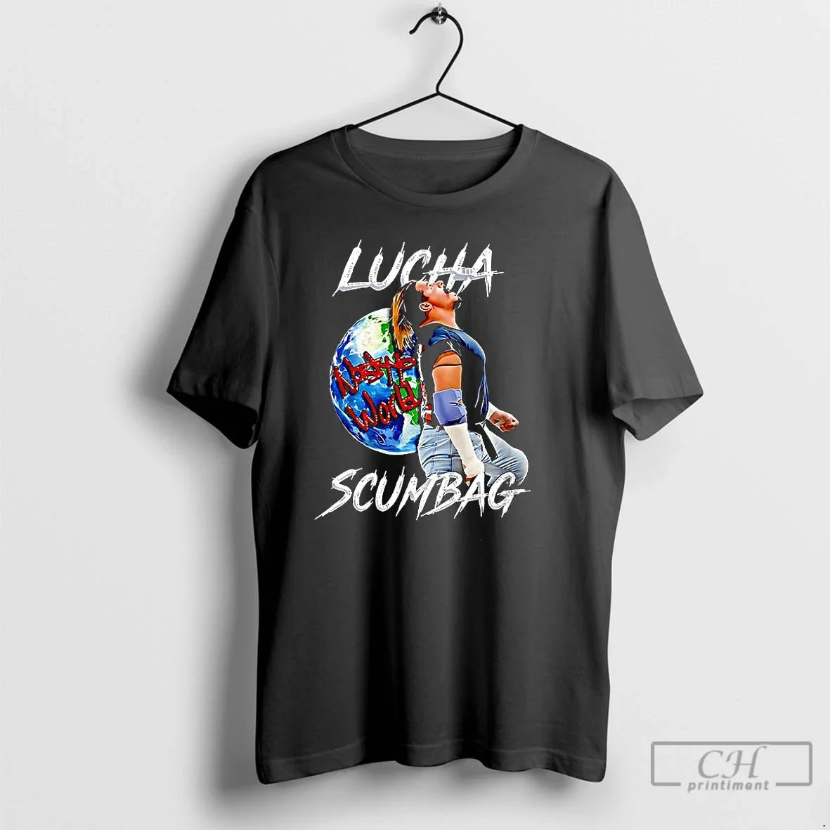 Classic Lucha Scumbag Chris Nastyy T Shirts