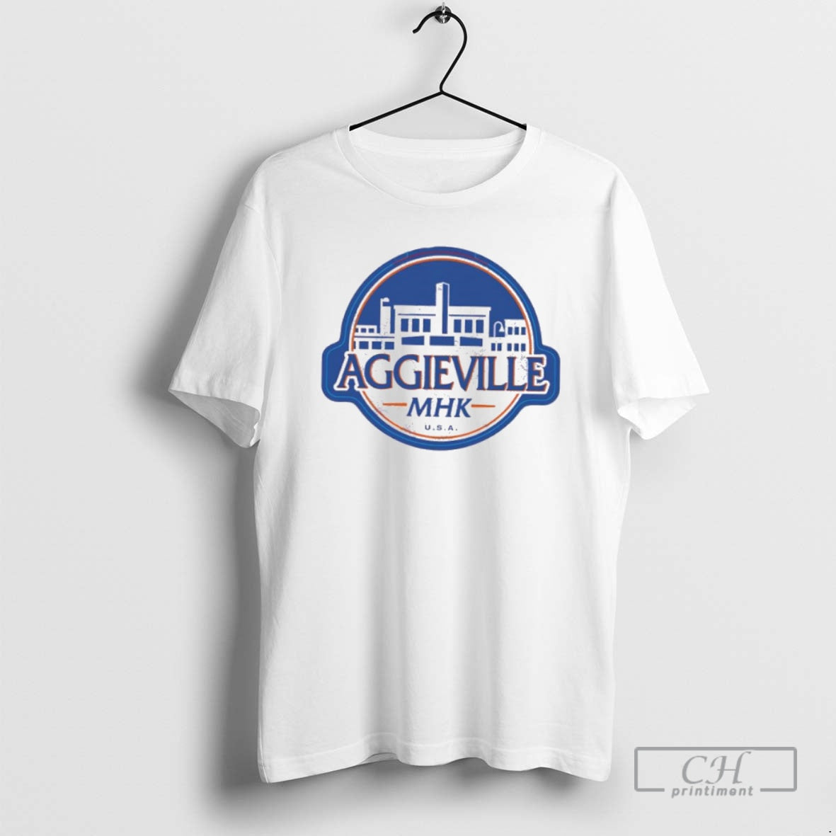 Classic Manhattan Aggieville Mhk Usa Logo Shirt Sweater