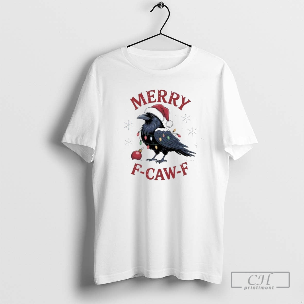 Classic Merry F Caw F Crow Christmas Shirt Sweater